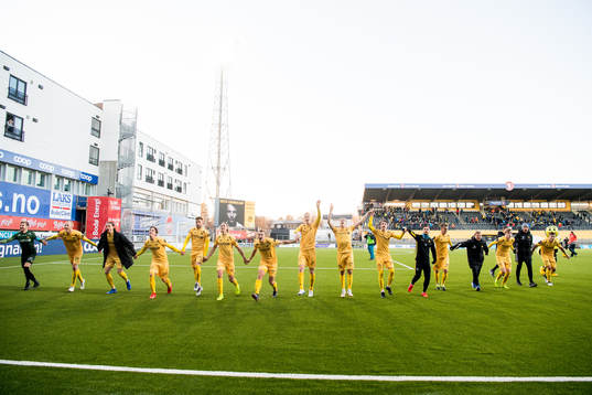 The players of Bodø/Glimt celebrate