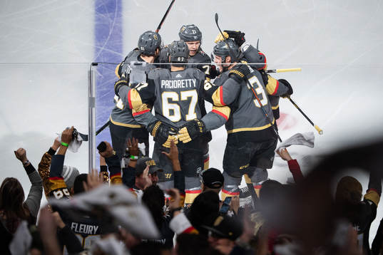 Mark Stone, Max Pacioretty, William Karlsson and Brayden