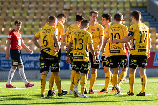 Elfsborgs spelare jublar