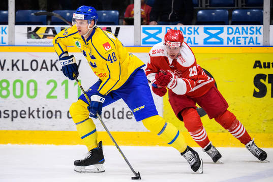 Viktor Svedberg of Sweden and Morten Madsen of Denmark