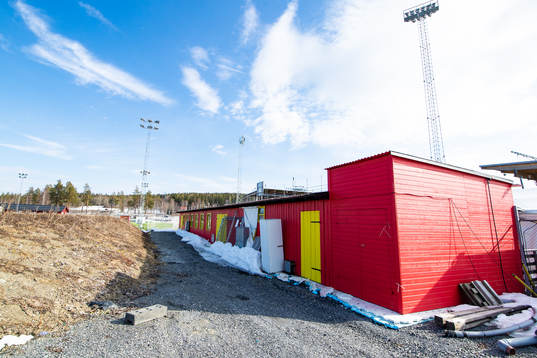 Vy över restaurangen på Jämtkraft Arena