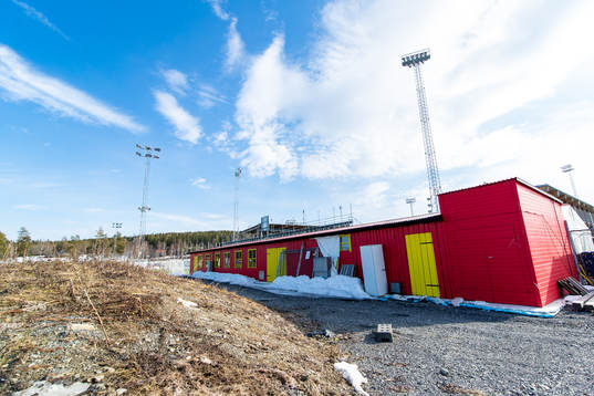 Vy över restaurangen på Jämtkraft Arena