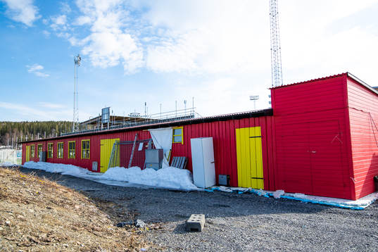 Vy över restaurangen på Jämtkraft Arena