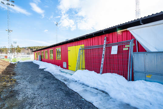 Vy över restaurangen på Jämtkraft Arena