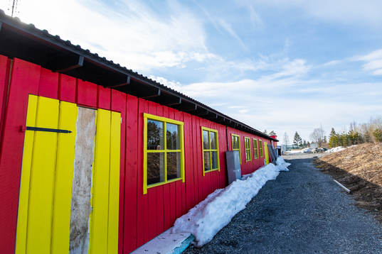 Vy över restaurangen på Jämtkraft Arena