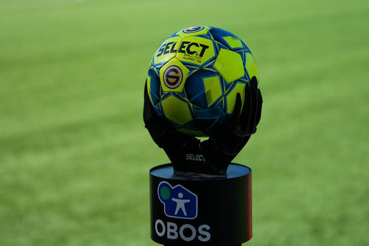 En matchboll i ett ställ