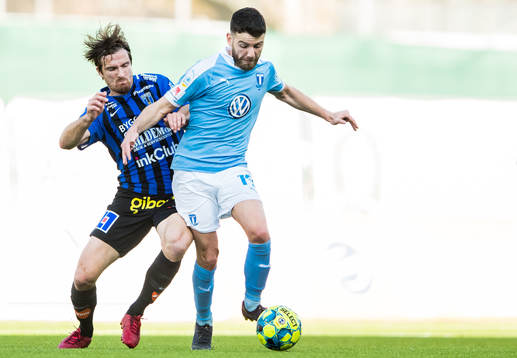 Sirius Jesper Arvidsson och Malmö FFs Erdal Rakip