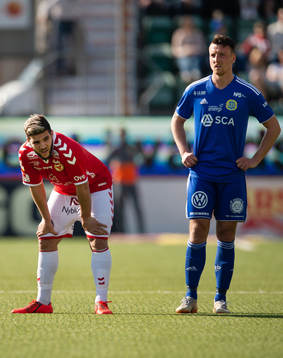 Kalmars Moestafa El Kabir och Sundsvalls Alexander Blomqvist