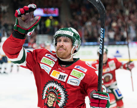 Frölundas Chay Genoway jublar