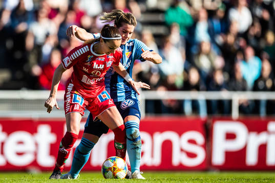 Djurgårdens Hanna Folkesson och Linköpings Kosovare