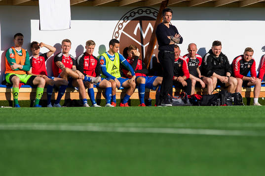 Goalkeeper Gudmund Kongshavn, Magnus Andersen, Runar