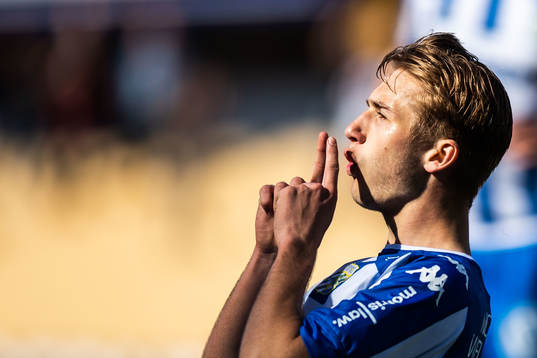 IFK Göteborgs Benjamin Nygren jublar