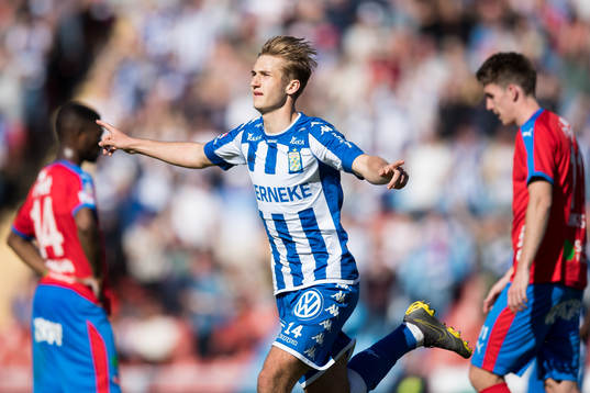 IFK Göteborgs Benjamin Nygren jublar