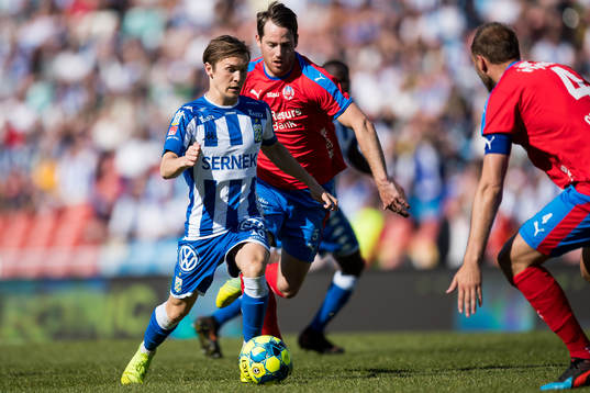 IFK Göteborgs Patrik Karlsson Lagemyr och Helsingborgs