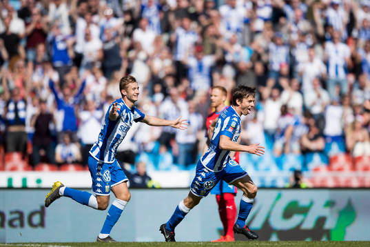 IFK Göteborgs Lasse Vibe jublar