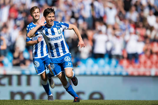 IFK Göteborgs Lasse Vibe jublar