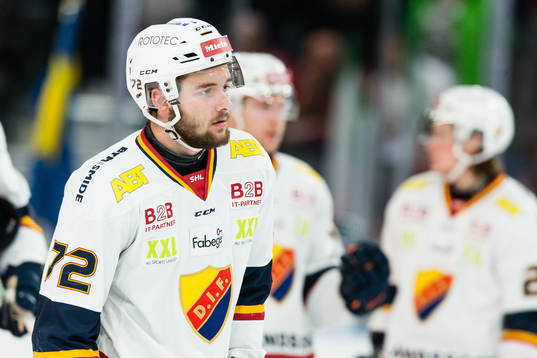 Djurgårdens Emil Bemström innan final 3 i SM-slutspelet i