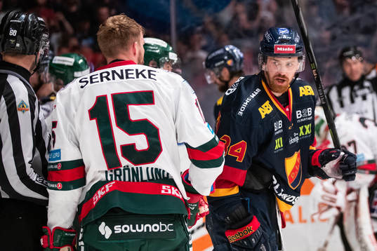 Frölundas Anders Grönlund och Djurgårdens Daniel Brodin