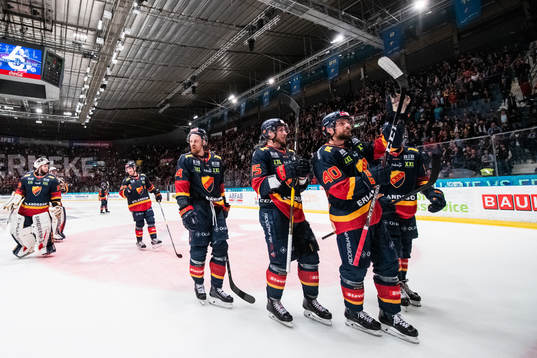 Djurgårdens spelare jublar