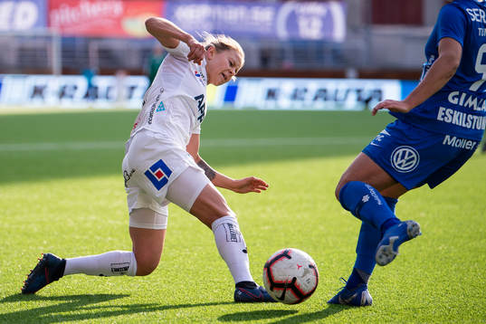 Växjös Emmi Alanen och Eskilstunas Julia Tunturi