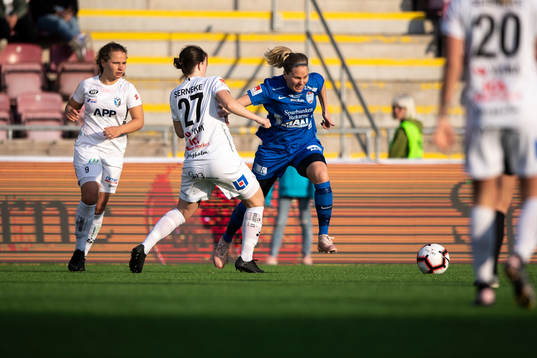 Växjös Frida Boriero och Eskilstunas Lisa Dahlkvist