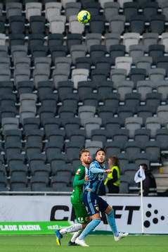 Hammarbys Dennis Widgren och Djurgårdens Dzenis Kozica