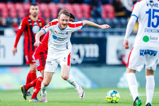 Östersunds Tesfaldet Tekie och Helsingborgs Rasmus Jönsson