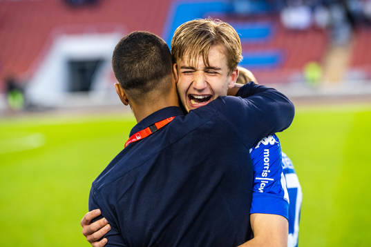 IFK Göteborgs Benjamin Nygren jublar