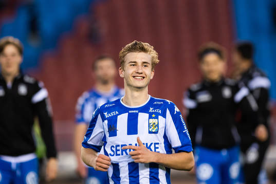 IFK Göteborgs Benjamin Nygren jublar