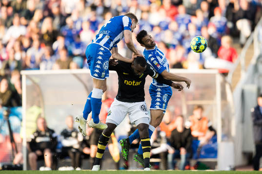 IFK Göteborgs Carl Starfelt och André Calisir