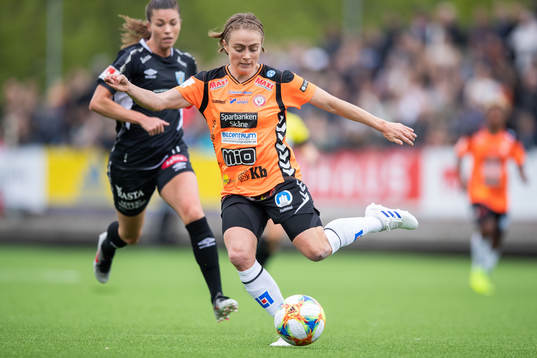 Göteborgs Pauline Hammarlund och Kristianstads Sif