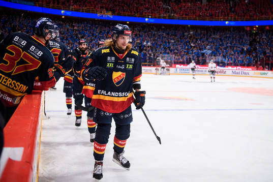 Djurgårdens Axel Jonsson Fjällby jublar