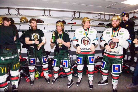 Frölundas Jonathan Sigalet, Chay Genoway, Linus Nässén