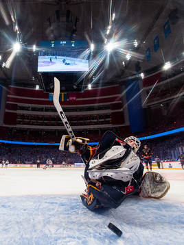 Djurgårdens målvakt Adam Reideborn släpper in 2-5 från