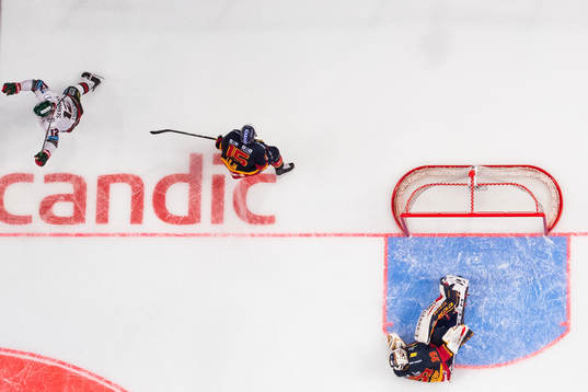 Frölundas Max Friberg jublar