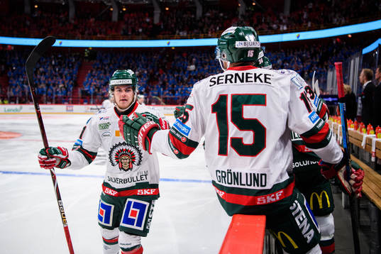 Frölundas Samuel Fagemo jublar