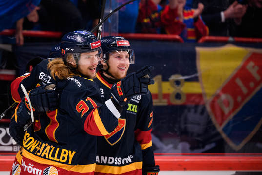 Djurgårdens Axel Jonsson Fjällby jublar