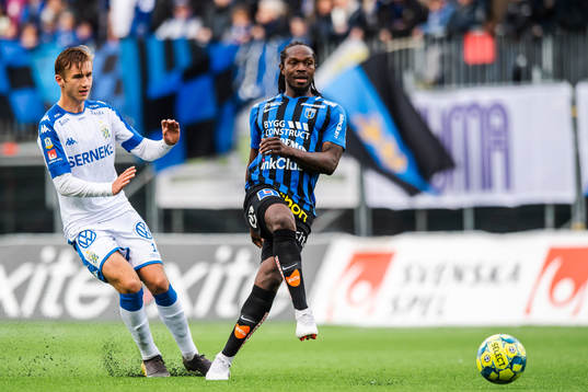 IFK Göteborgs Benjamin Nygren och Sirius Kebba Ceesay