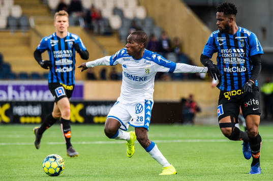 IFK Göteborgs Alhassan Yusuf Abdullahi och Sirius Abdul Razak