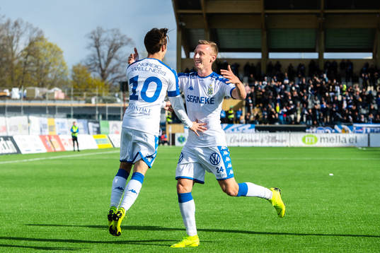 IFK Göteborgs Patrik Karlsson Lagemyr och Sebastian