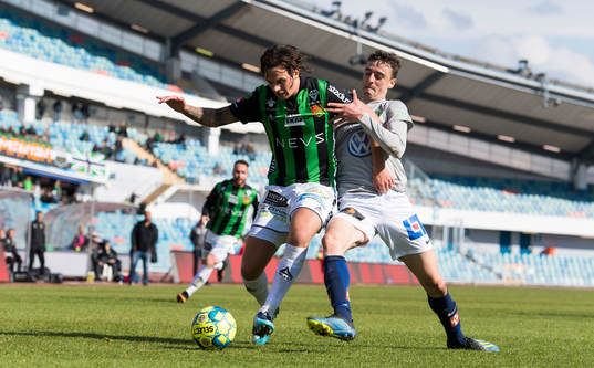GAIS Rasmus Rosenqvist och Jönköpings Jetmir Haliti