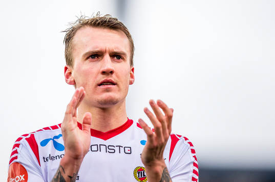 Runar Espejord of Tromsø looks dejected