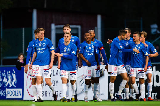 Trelleborgs spelare jublar efter 3-3