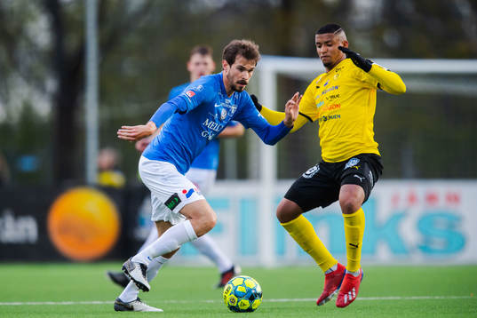 Trelleborgs Sebastian Ohlsson och Frejs José Vitor dos
