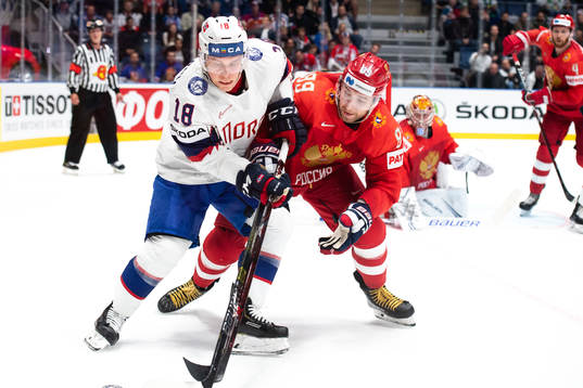 Tobias Lindström of Norway and Nikita Nesterov of Russia