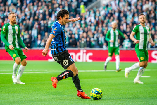 Sirius Ian Sirelius med en målchans