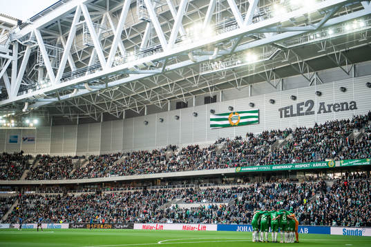 Hammarbys spelare samlas