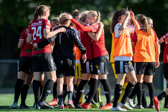 Limhamn Bunkeflos spelare jublar