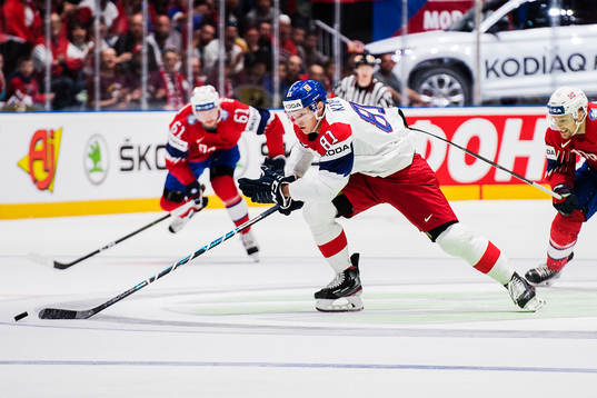 Dominik Kubalik of Czech Republic