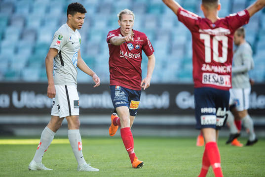 Örgrytes Gustav Ludwigson och Fredrik Zanjanchi jublar